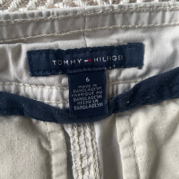 Tommy Hilfiger Light Khaki Button-Front Utility Skirt – Size 6 - Picture 3 of 6